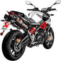 Akrapovic Titanium Line Dual Slip On Silencer For Aprilia SL 900 ABS Shiver 2017-2020