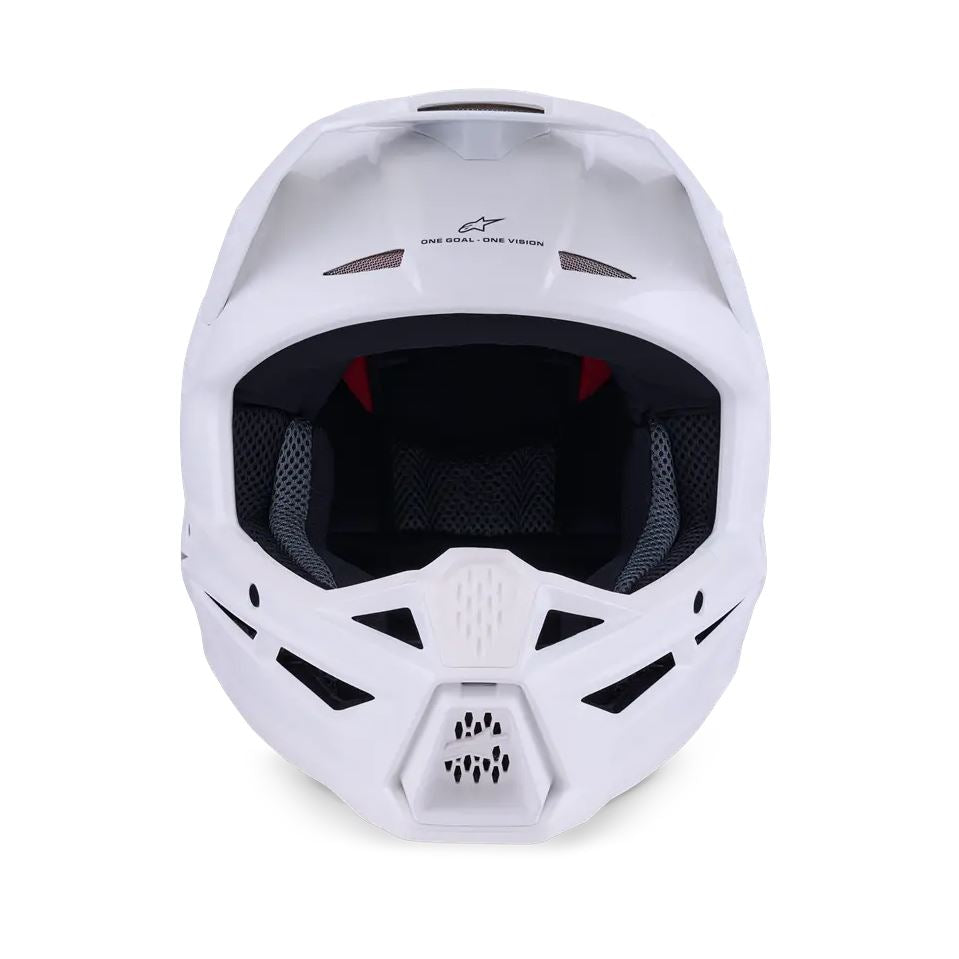 Alpinestars 2026 SM3 Solid Motocross Helmet Gloss White