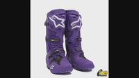 Alpinestars 2026 Tech 10 Motocross Boots Ultraviolet Black