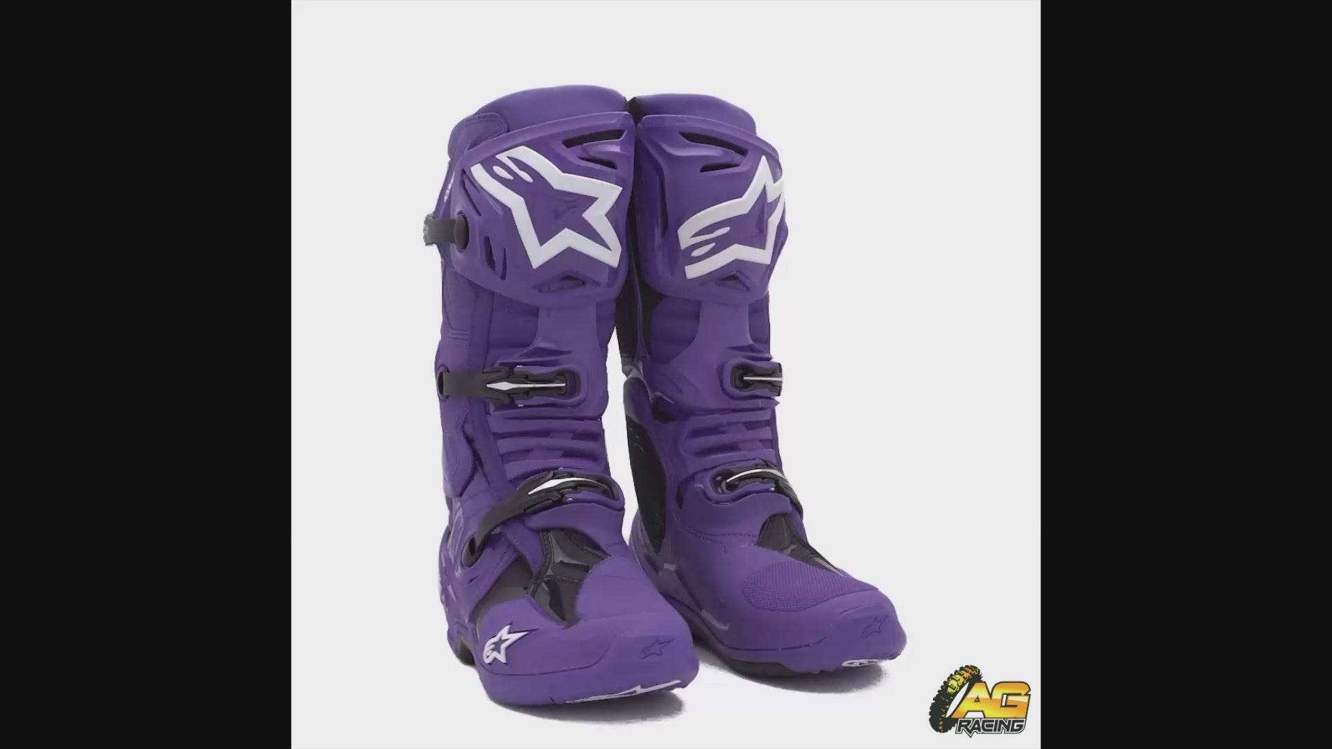 Alpinestars 2025 Tech 10 Motocross Boots Ultraviolet Black