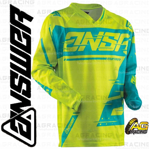 Answer Racing Syncron Air Race Jersey Acid Blue