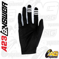Answer 2023 Aerlite Gloves Adult Black   A23 Racing