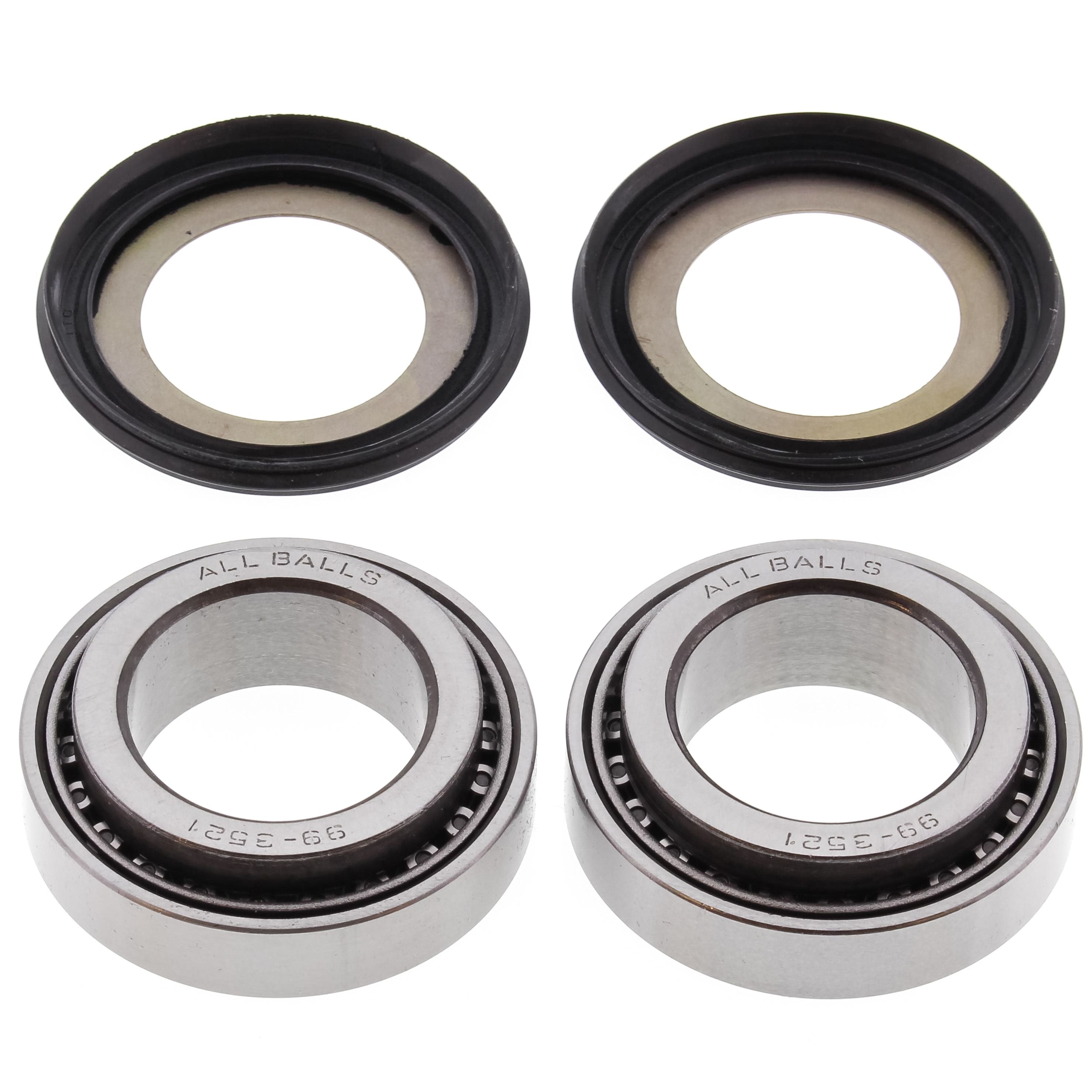 All Balls Steering Head Stem Bearing Kit For Suzuki RM 125 1993-2004