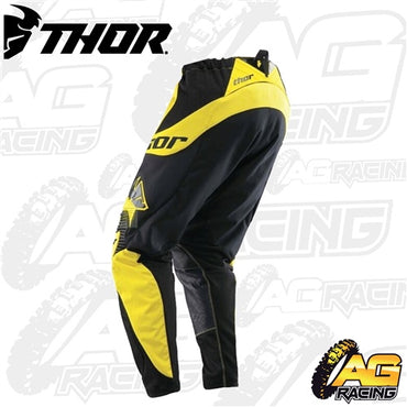 Thor Motocross Core Solid Yellow Pants