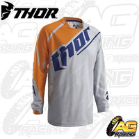 Thor Phase Vented Grey Cement Orange Combo Kit
