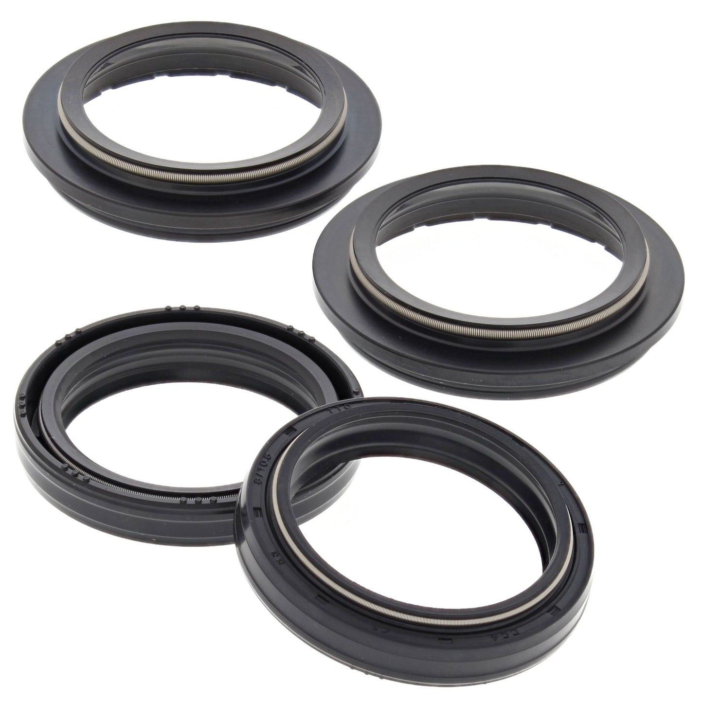 All Balls Fork Oil Seals & Dust Seals Kit For Kawasaki KX 500 1990