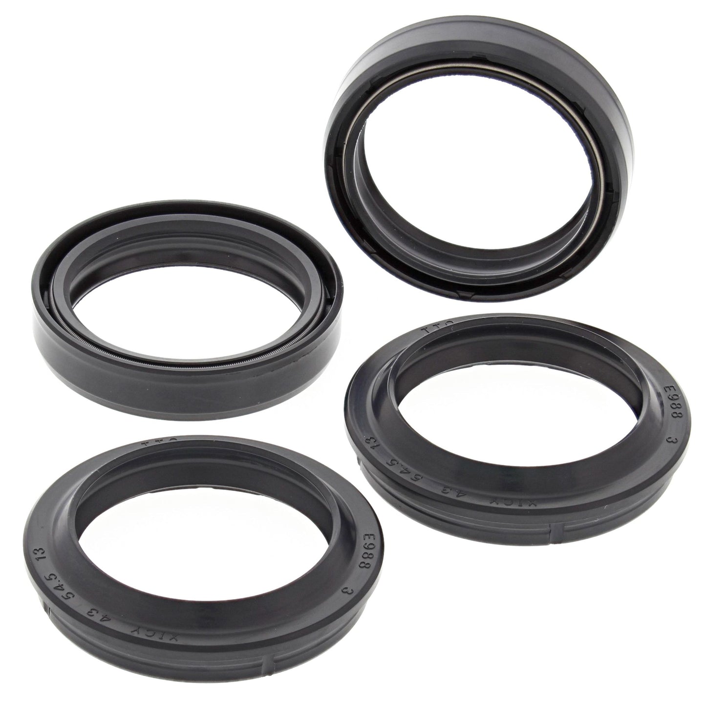 All Balls Fork Oil Seals & Dust Seals Kit For Aprilia Tuono 1000 R 2006-2008