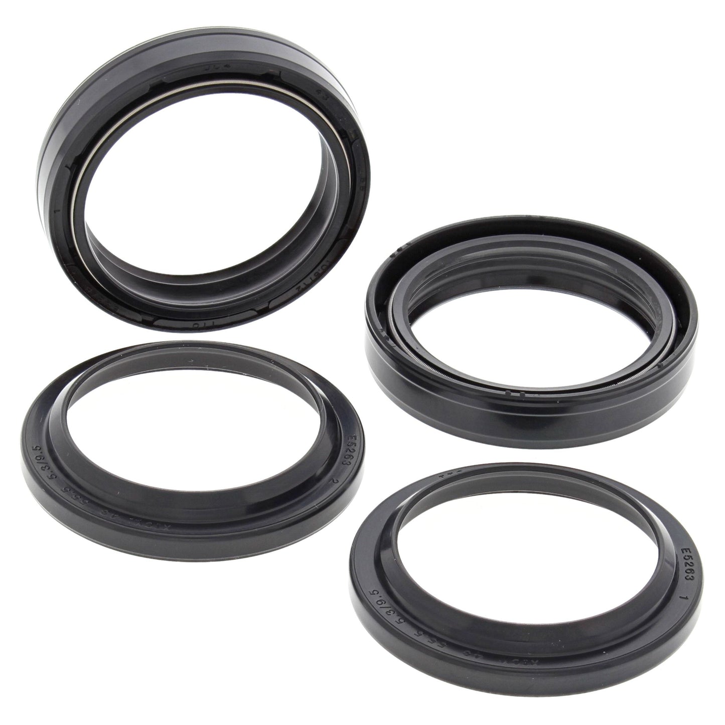 All Balls Fork Oil Seals & Dust Seals Kit For Kawasaki KX 500 1983-1987