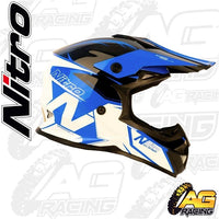 Nitro Youth Helmet MX 620 Podium Black Blue White