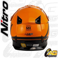 Nitro Helmet MX 700 Holeshot Orange Youth Junior Kids