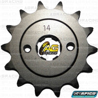 Apico Steel Front Sprocket 520 Pitch For Honda VT 125 C Shadow (80 Kmh Version) 1999-2007