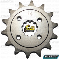 Apico Steel Front Sprocket 520 Pitch For Honda XR 250 S 1996