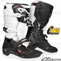 Alpinestars Tech 7S Youth Kids Boots Black White