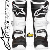 Alpinestars Tech 7S Youth Kids Boots Black White