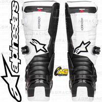 Alpinestars Tech 7S Youth Kids Boots Black White