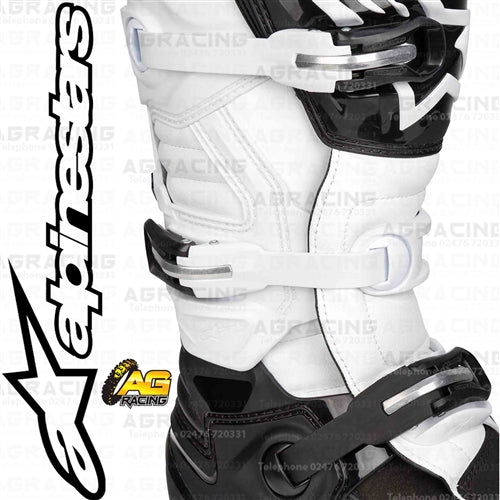 Alpinestars Tech 7S Youth Kids Boots Black White