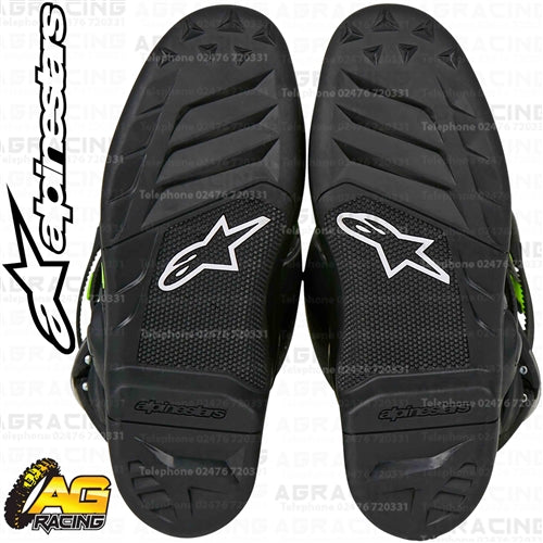 Alpinestars Tech 7S Youth Kids Boots Black Yellow Flo