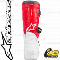 Alpinestars Tech 7S Youth Kids Boots White Red Grey
