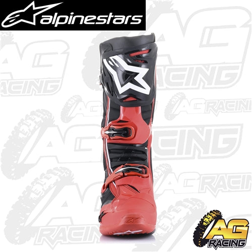 Alpinestars Tech 10 Acumen Limited Edition Motocross Boots Black Red