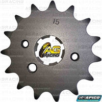 Apico Steel Front Sprocket 520 Pitch For Kawasaki KLX 300 A2 A3 A4 A5 A6 A7 (KLX300R) 1997-2002