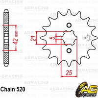 Apico Steel Front Sprocket 520 Pitch For Kawasaki KLX 300 A2 A3 A4 A5 A6 A7 (KLX300R) 1997-2002