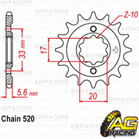 Apico Steel Front Sprocket 520 Pitch For Kawasaki KX 250F KXF 250 2004-2005
