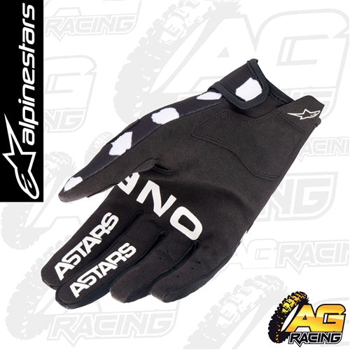 Alpinestars 2023 Radar Black White Kids Gloves