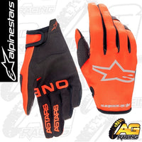Alpinestars 2023 Radar Hot Orange Kids Gloves