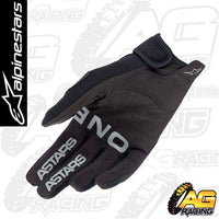 Alpinestars 2023 Radar Black Brushed Silver Gloves