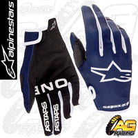 Alpinestars 2023 Radar Night Navy White Gloves
