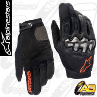 Alpinestars 2023 Megawatt Black Red Fluo Gloves