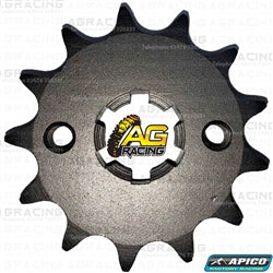 Apico Steel Front Sprocket 428 Pitch For Suzuki TSX 125 LC (Suzuki TS 125X) All 1984-1991