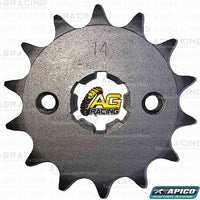 Apico Steel Front Sprocket 428 Pitch For Suzuki RM 80 (Big Wheel) 1997-2018