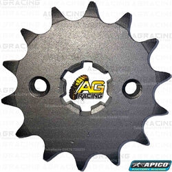 Apico Steel Front Sprocket 428 Pitch For Suzuki TSX 125 LC (Suzuki TS 125X) All 1984-1991