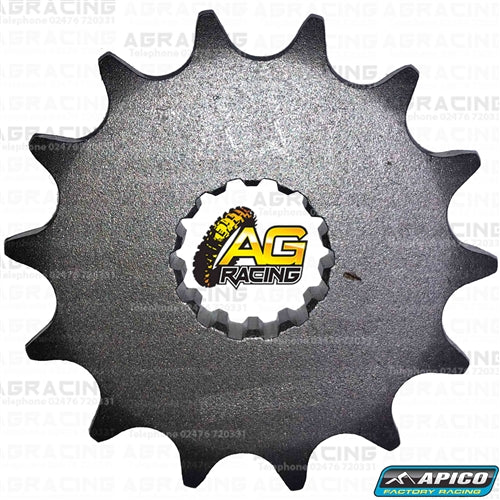 Apico Steel Front Sprocket 428 Pitch For Derbi GPR 125 Nude 2004-2008