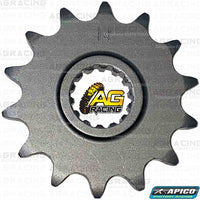 Apico Steel Front Sprocket 420 Pitch For Yamaha YZ 65 2018-2020