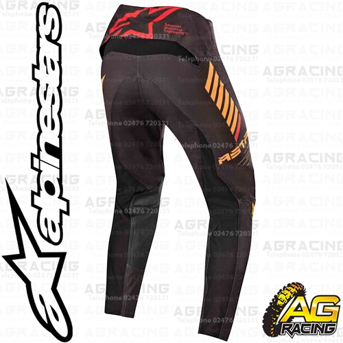 Alpinestars  SuperTech Black Orange Red Fluo Pants Trousers