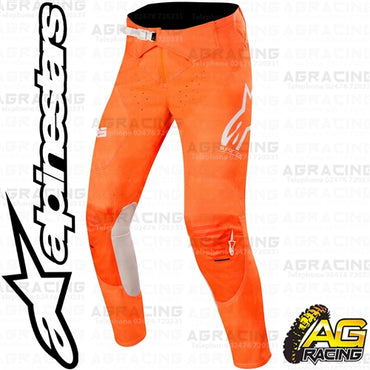 Alpinestars  SuperTech Orange Fluo White Blue Pants Trousers