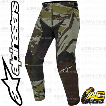 Alpinestars  Racer Tactical Black Green Camo Pants Trousers