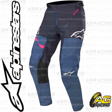Alpinestars  Racer Flagship Indigo Dark Navy Pink Fluo Pants Trousers