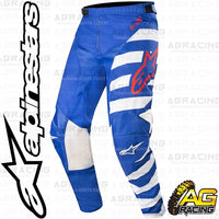Alpinestars  Racer Braap Blue White Red Pants Trousers