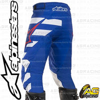 Alpinestars  Racer Braap Blue White Red Pants Trousers