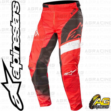 Alpinestars  Racer Supermatic Red Black White Pants Trousers