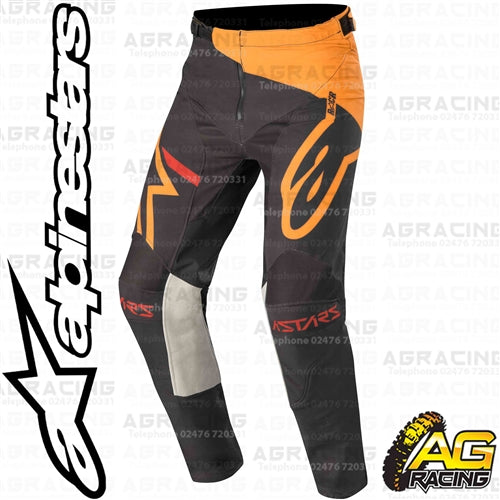 Alpinestars  Racer Tech Compass Black Orange Pants Trousers