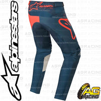 Alpinestars  Racer Tech Compass Bright Red Navy Pants Trousers