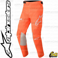 Alpinestars  Racer Tech Orange Fluo White Blue Pants Youth Children's Trousers