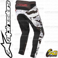 Alpinestars  Racer Tactical Black Grey Camo Red Fluo Youth Children's Pants Trousers
