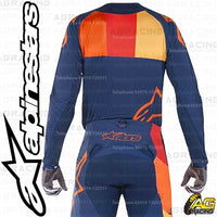 Alpinestars  Techstar Venom Dark Blue Red Tangerine Race Jersey