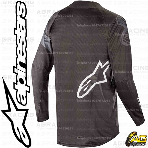 Alpinestars  Techstar Graphite Black Anthracite Grey Race Jersey