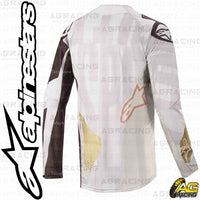 Alpinestars  Techstar Factory Metal Grey Black Copper Race Jersey Shirt